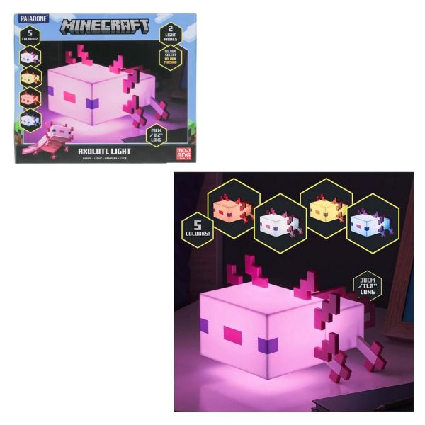 PALADONE – MINECRAFT – Axolotl Lampada LED cm –  (In box cm)…x